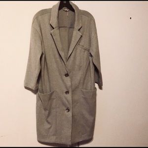 Free people gray coat
